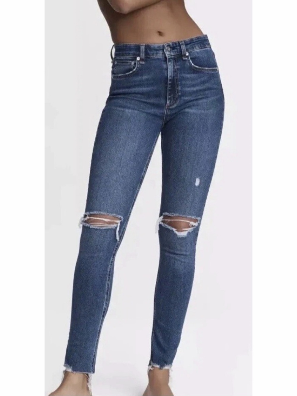 Rag & Bone Nina High-Rise Ankle Skinny Jeans